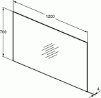 Eco spogulis 120 cm 2