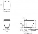 Ideal Standard i.life B pods RimLS + ar plāno SC vāku, Balts 6