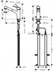 M5216-H170 izlietnes maisītājs 2