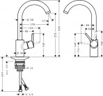 M521-H270 izlietnes maisītājs 2