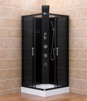 Masāžas dušas kabīne Vento Liguria 90x90x225cm