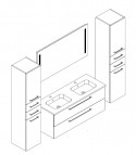 Mēbeļu komplekts Gama 120-D 2