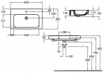 Modo izlietne 80x48.5 cm 2