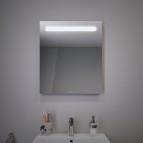 Duravit No.1 spogulis ar LED apgaismojumu 600 x 700 mm, Balts matēts 5