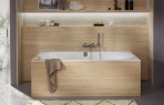 Ванна Oberon 2.0 Duo 1700x750 мм, с ножками и сифоном, белый Quaryl® 5