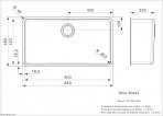 Ohio U 80/42 integrētā virtuves izlietne 2