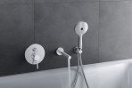 Duravit vannas snīpis no sienas 217 mm, Hroms  3