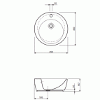 PUNTO izlietne 45 cm 3