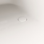 PAA QUADRO WALL Vanna 160x75 cm, akmens masa, balts 9