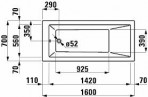 Laufen Pro vanna 160x70 cm 2