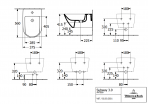 Bidē Subway 3.0, stiprināms pie sienas, 375x560 mm,Balts 4