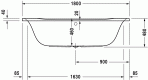 PuraVida vanna 180x80 cm 4