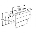 Senso Square 2.0 izlietnes skapis 100 cm 2