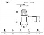 Rad. ventilis Artistic 1/2`, 90°, bronza 2