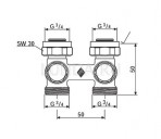 Radiatoru dubultbloks - 3/4'' 2