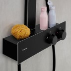 Rainfinity Showerpipe 250 1jet EcoSmart Dušas sistēma, Matt Black 9