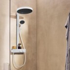 Rainfinity Showerpipe 250 1jet EcoSmart Dušas sistēma, Matt White 7