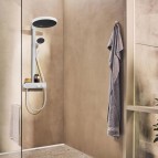 Rainfinity Showerpipe 250 1jet EcoSmart Dušas sistēma, Matt White 6