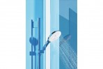 Rainshower SmartActive 130 rokas dušas komplekts 900 mm, moon white 6