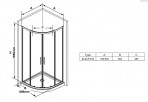 RAVAK dušas kabīnes komplekts 80cm - SET4 7