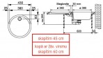 RAX 604-38 кухонная мойка, матовая 2