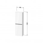 Duravit D-Neo vannas istabas augstais skapis 132 cm, Balts 3