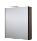 RB SERENA, LUNA Зеркальный шкафчик для ванной LED 60 см, черный дуб