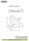 Rodos A Compact душевой поддон 90x90 см 2