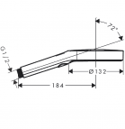 Hansgrohe Rainfinity Rokas duša 130 3jet, hroms 3