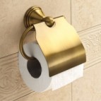 Romance держатель для туалетной бумаги,бронза