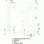 Душевая панель Sanela SLSN 02E из нержавеющей стали для ванной комнаты 2