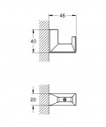 Selection Cube dvieļu āķis 2