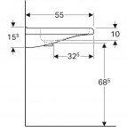 Selnova Comfort izlietne 65 cm 3