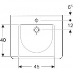 Selnova Comfort izlietne 65 cm 2