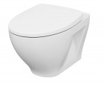 Sienas WC pods MODUO Clean ON ar duroplast Soft Close vāku