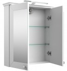 RB SIESTA Зеркальный шкафчик для ванной с подсветкой 64 см, белый 2