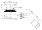 Sifons dušas paliktnim R510 Ø90, hroms 2