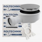 Сифон для душевого поддона Roth - уменьшенный ХРОМ ПЛАСТИК Ø 90 3