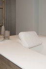 Подушка для спа-ванны, 33x24 см, полиэстер, белая 2