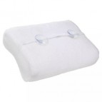 Подушка для спа-ванны, 33x24 см, полиэстер, белая 4