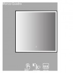 Spogulis LED Monza Quadro 80X80