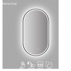 Spogulis LED Parma Oval 50X90