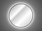 Spogulis Luna Black FI600, ar LED apg., slēdz. 2