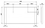 Spogulis Quattro 62x120 2