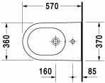 Starck II bidē, 225510 4