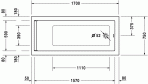 Starck vanna 170x75 cm 4