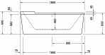 Starck vanna 180x80 cm 2