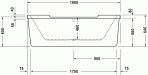 Starck vanna 190x90 cm 2