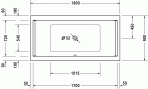 Starck vanna 180x90 cm 4