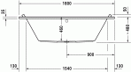 Starck vanna 180x90 cm 3